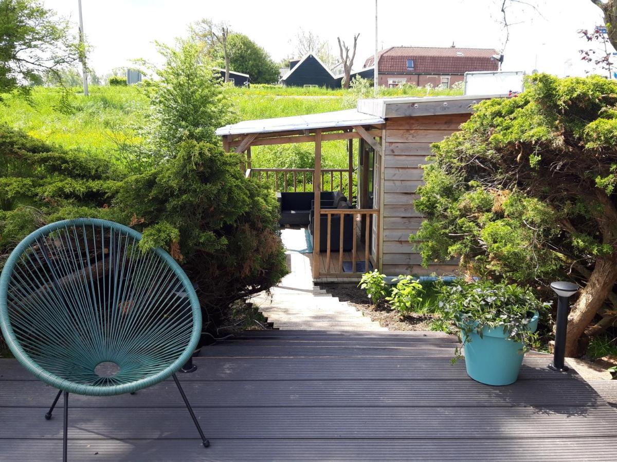 NATUURHUISJE met veranda Daar bij de Molen Alkmaar Oterleek Buitenkant foto